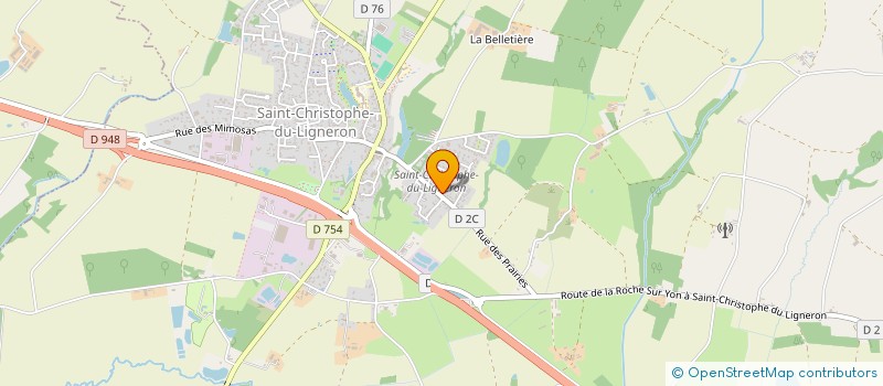 localisation de l'entreprise MADAME JOSSELINE BOURON  SAINT-CHRISTOPHE-DU-LIGNERON