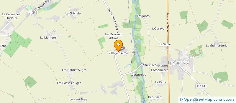 localisation de l'entreprise MADAME JOSSELINE MAUNOIR  LIGRE