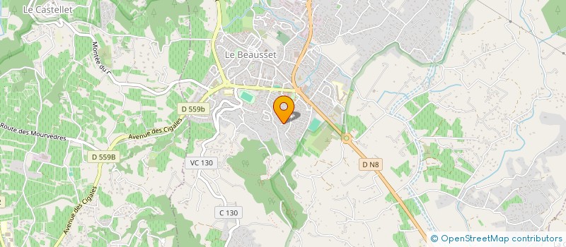localisation de l'entreprise MADAME JOSSELINE POCQ à LE BEAUSSET