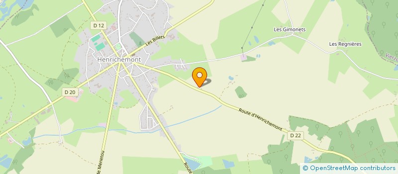 localisation de l'entreprise MADAME JOSSELYNE AUGE  HENRICHEMONT