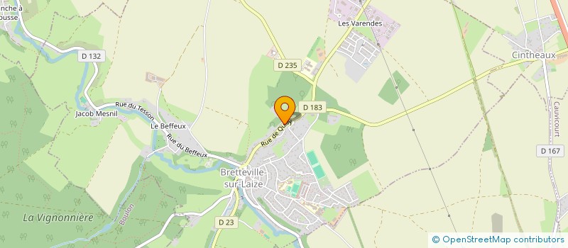localisation de l'entreprise MADAME JOSSELYNE BOURDON à BRETTEVILLE-SUR-LAIZE