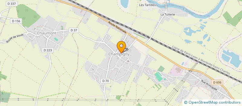 localisation de l'entreprise MADAME JOSSELYNE COVILLE à CHAMPIGNY