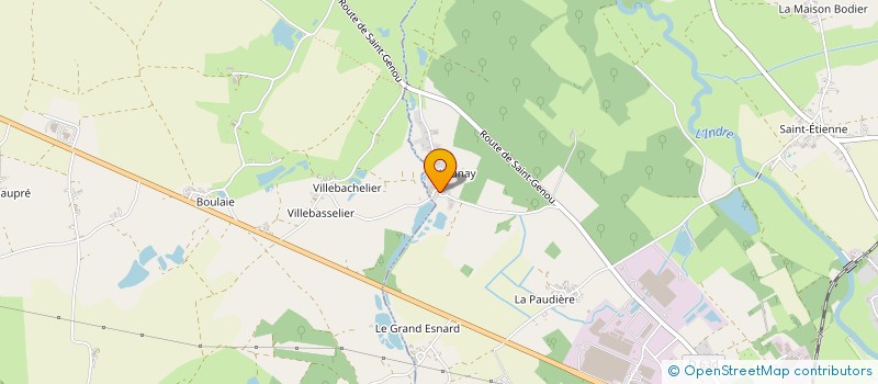 localisation de l'entreprise MADAME JOSSELYNE DUVOUX à BUZANCAIS
