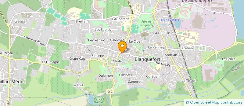 localisation de l'entreprise MADAME JOSSELYNE GARENNE à BLANQUEFORT
