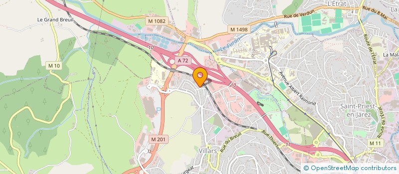 localisation de l'entreprise MADAME JOSSELYNE GOURGEON à VILLARS
