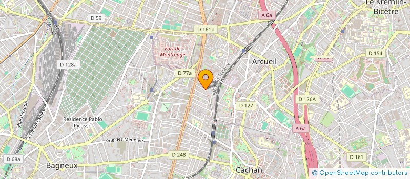 localisation de l'entreprise MADAME JOSSELYNE LAYANI à ARCUEIL