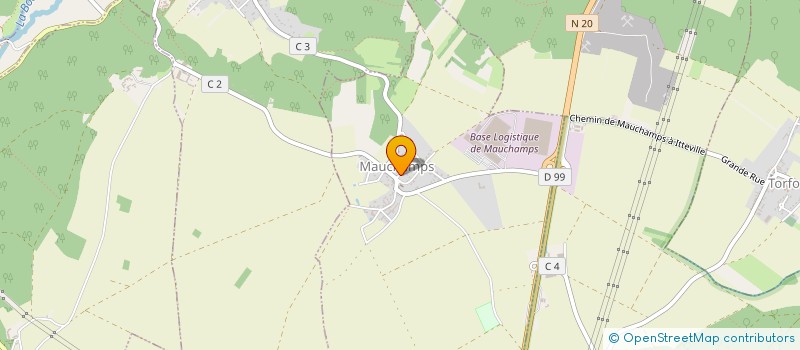 localisation de l'entreprise MADAME JOSSELYNE MINIOU  MAUCHAMPS