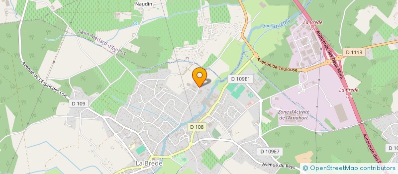 localisation de l'entreprise MADAME JOSSELYNE NICOLAS  LA BREDE