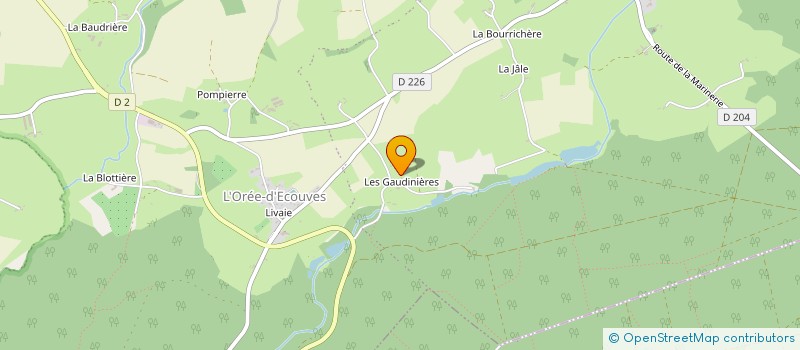 localisation de l'entreprise MADAME JOSSELYNE PILON à L'OREE-D'ECOUVES