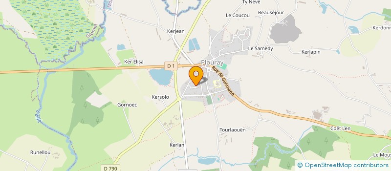 localisation de l'entreprise MADAME JOSSELYNE THEVENET  PLOURAY