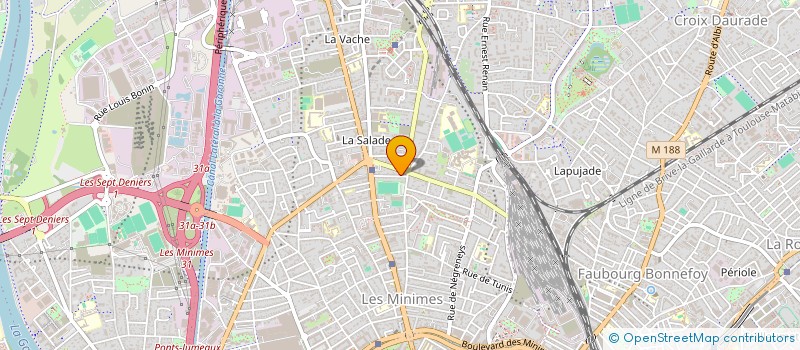 localisation de l'entreprise MADAME JOSUE SANTOS  TOULOUSE