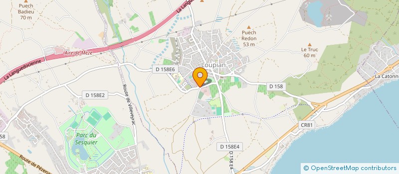 localisation de l'entreprise MADAME JOSY BONNEFOY  LOUPIAN