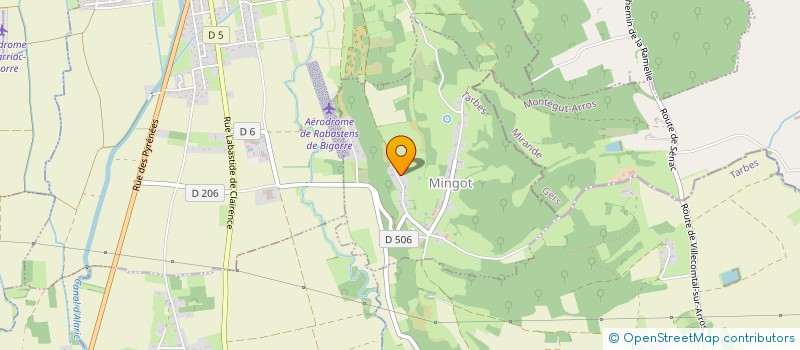 localisation de l'entreprise MADAME JOSYANE BARU  RABASTENS-DE-BIGORRE