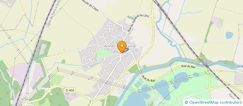 localisation de l'entreprise MADAME JOSYANE BREUILLE  ANNET-SUR-MARNE