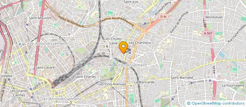 localisation de l'entreprise MADAME JOSYANE DE HENAU à MARSEILLE