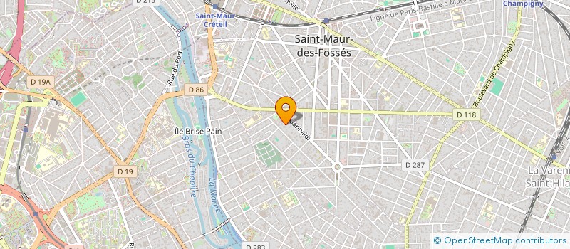 localisation de l'entreprise MADAME JOSYANE GIMENEZ à SAINT-MAUR-DES-FOSSES