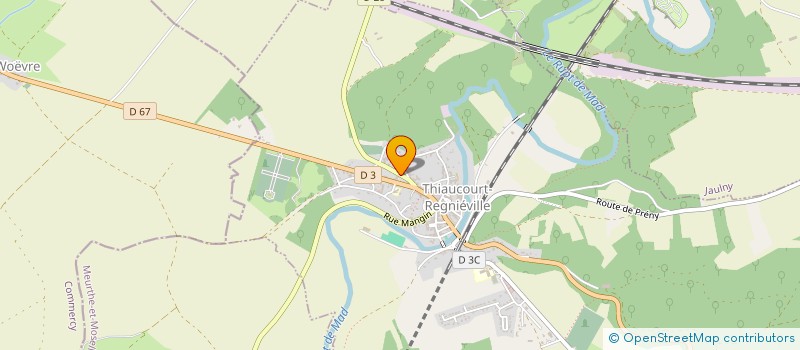 localisation de l'entreprise MADAME JOSYANE HENRITZI à THIAUCOURT-REGNIEVILLE