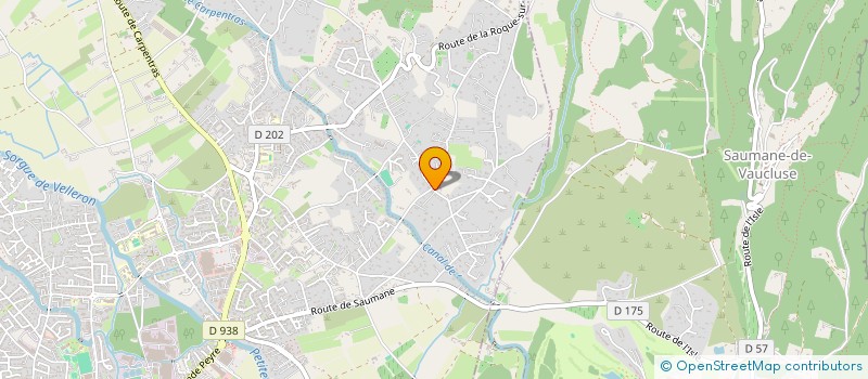 localisation de l'entreprise MADAME JOSYANE JOURDET  L'ISLE-SUR-LA-SORGUE