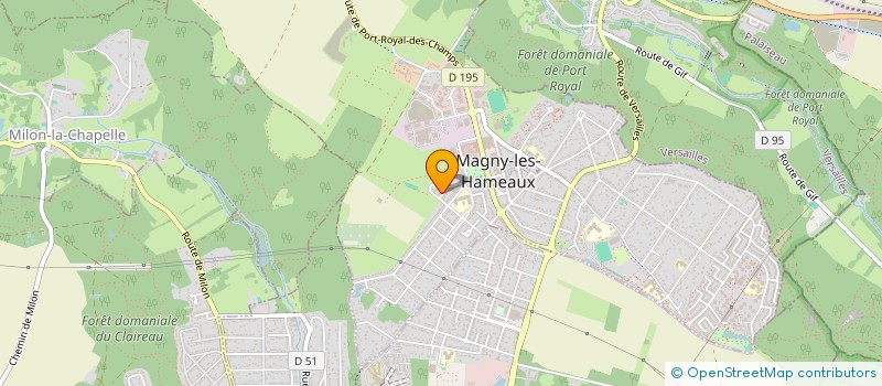 localisation de l'entreprise MADAME JOSYANE MONPOUNGA  MAGNY-LES-HAMEAUX