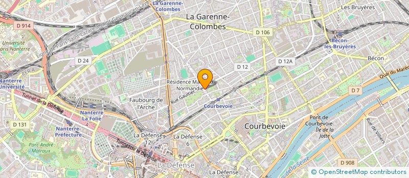localisation de l'entreprise MADAME JOSYANE NAHMIAS à COURBEVOIE