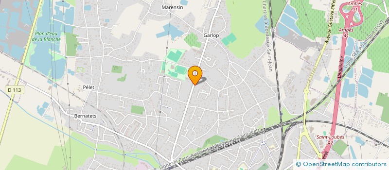 localisation de l'entreprise MADAME JOSYANE PITRAU  SAINT-VINCENT-DE-PAUL