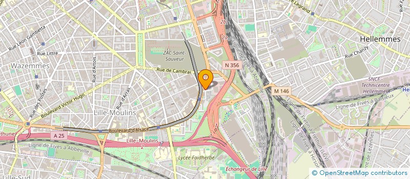 localisation de l'entreprise MADAME JOSYLAURE BALOU MOMO à LILLE