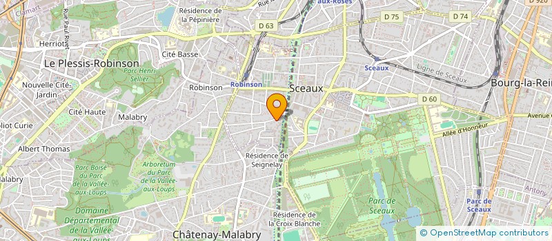 localisation de l'entreprise MADAME JOUDA GUERFALI à SCEAUX