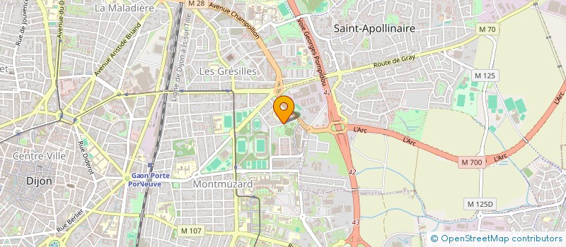 localisation de l'entreprise MADAME JOUDIA KHAYAT  DIJON