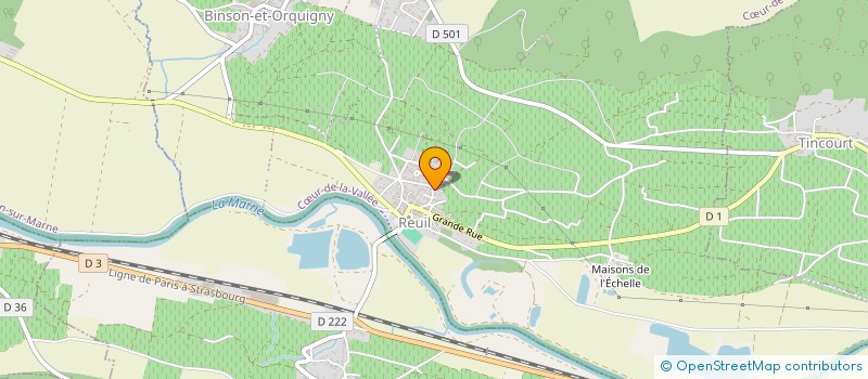 localisation de l'entreprise MADAME JOUHANA DOUDARD  COEUR-DE-LA-VALLEE