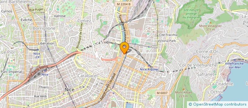 localisation de l'entreprise MADAME JOULIA BACHTOBJI à NICE