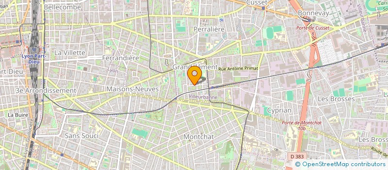 localisation de l'entreprise MADAME JOUMANA BEN ROMDHANE  VILLEURBANNE