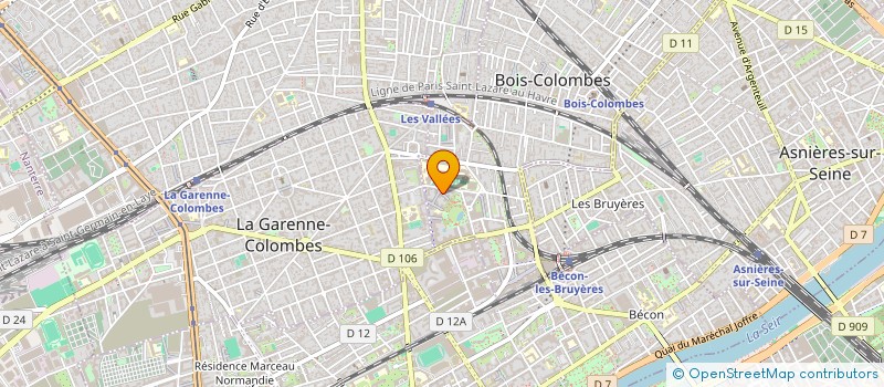 localisation de l'entreprise MADAME JOUMANA GACEM à BOIS-COLOMBES
