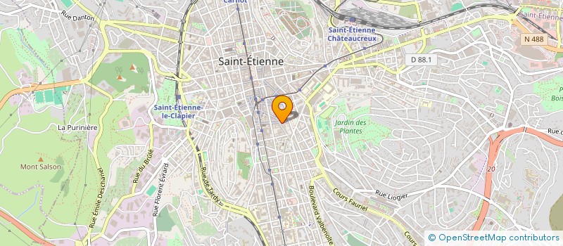 localisation de l'entreprise MADAME JOUNG YOUN CHOI  SAINT-ETIENNE