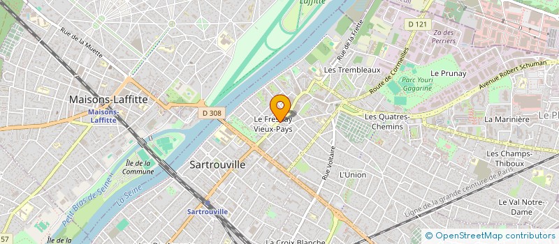 localisation de l'entreprise MADAME JOUWEIRIYA BA à SARTROUVILLE