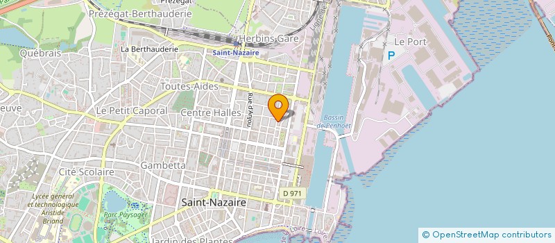 localisation de l'entreprise MADAME JOVIANA MALAGOLI  SAINT-NAZAIRE