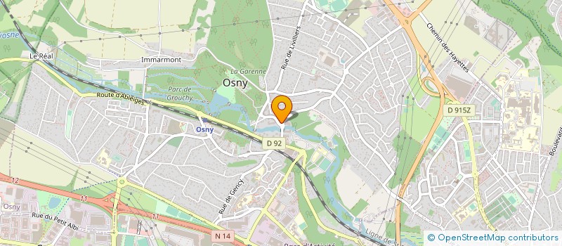 localisation de l'entreprise MADAME JOVITA SUSLONOVA  OSNY