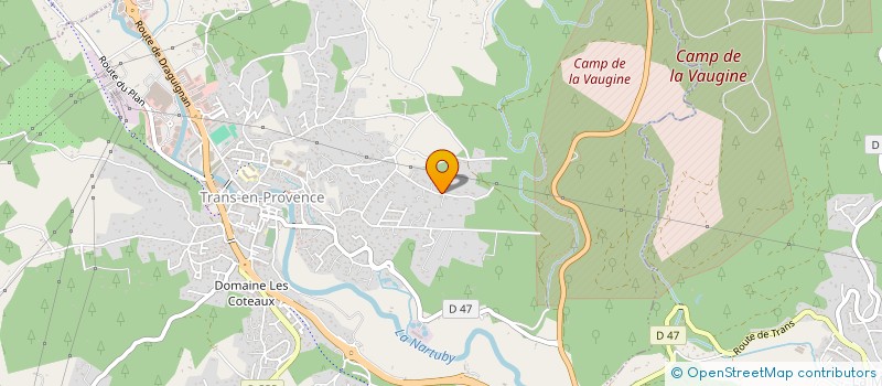 localisation de l'entreprise MADAME JOY BARBEY à TRANS-EN-PROVENCE