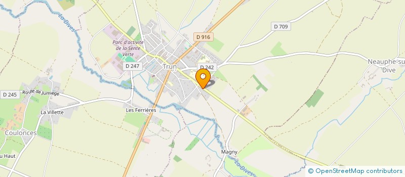 localisation de l'entreprise MADAME JOY BORREILL à TRUN