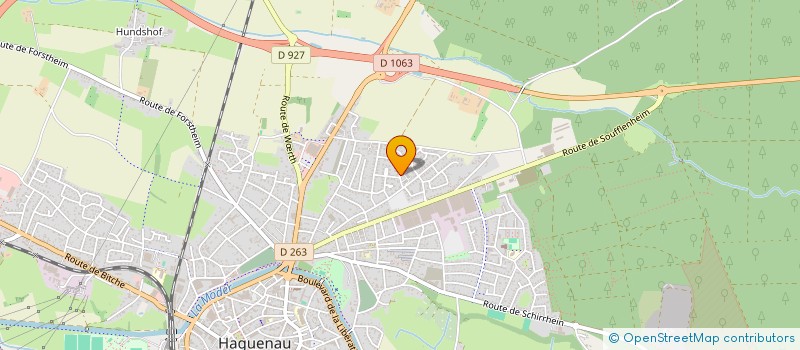 localisation de l'entreprise MADAME JOY BOURGEOIS  HAGUENAU