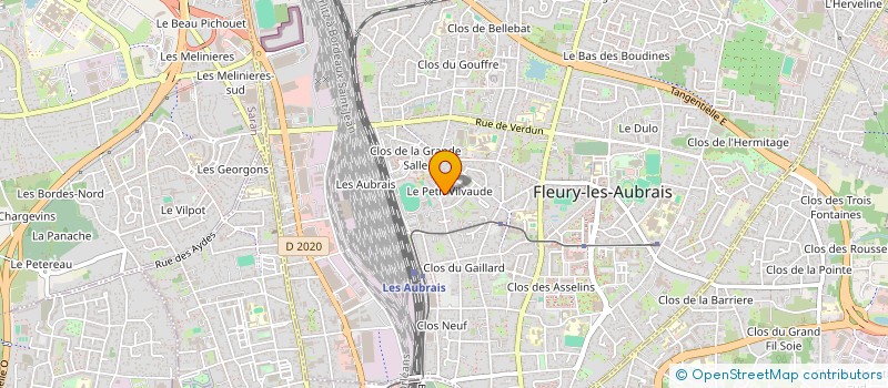 localisation de l'entreprise MADAME JOY FELIX  FLEURY-LES-AUBRAIS