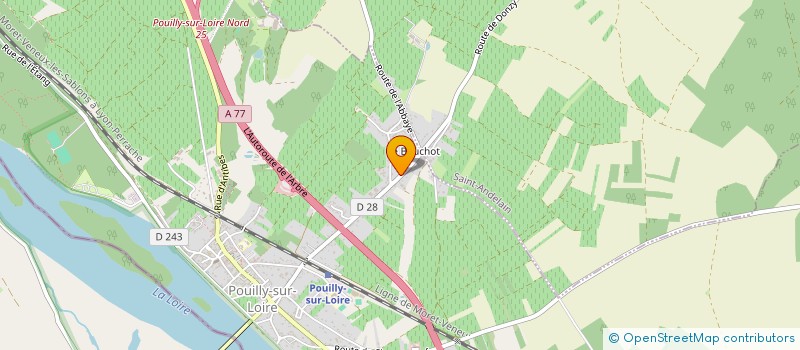 localisation de l'entreprise MADAME JOY FEVRE  POUILLY-SUR-LOIRE