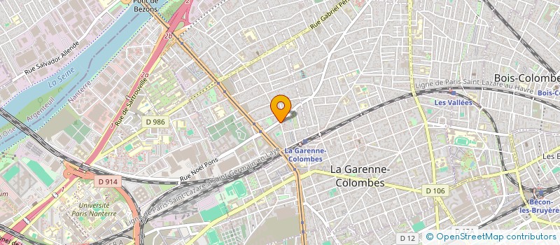 localisation de l'entreprise MADAME JOY HATOUM  COLOMBES