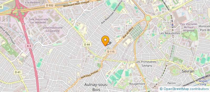 localisation de l'entreprise MADAME JOY LEROY à AULNAY-SOUS-BOIS