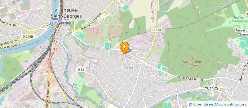 localisation de l'entreprise MADAME JOY MAUGUEN  CROSNE