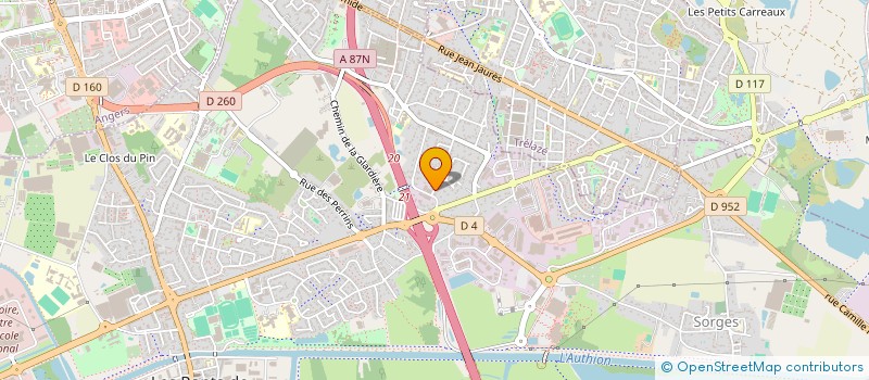 localisation de l'entreprise MADAME JOY MECKES  LES PONTS-DE-CE