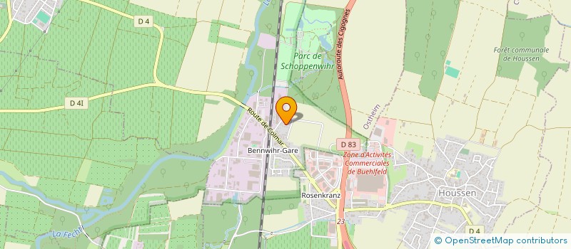 localisation de l'entreprise MADAME JOY SPENLER  RIBEAUVILLE