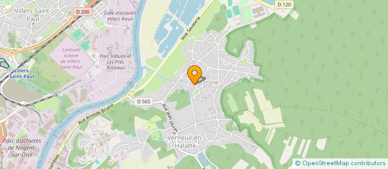 localisation de l'entreprise MADAME JOY VAN DEN HEEDE à VERNEUIL-EN-HALATTE
