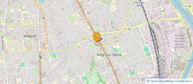 localisation de l'entreprise MADAME JOYANNE LY à VITRY-SUR-SEINE