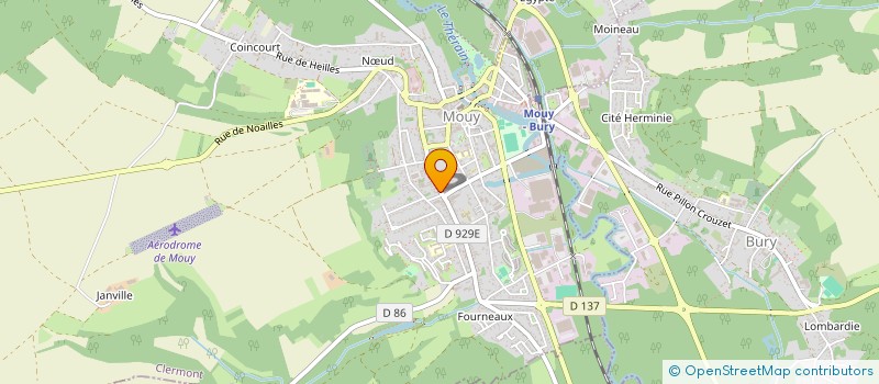 localisation de l'entreprise MADAME JOYCE COSTA PEREIRA SILVA ALMEIDA  BALAGNY-SUR-THERAIN