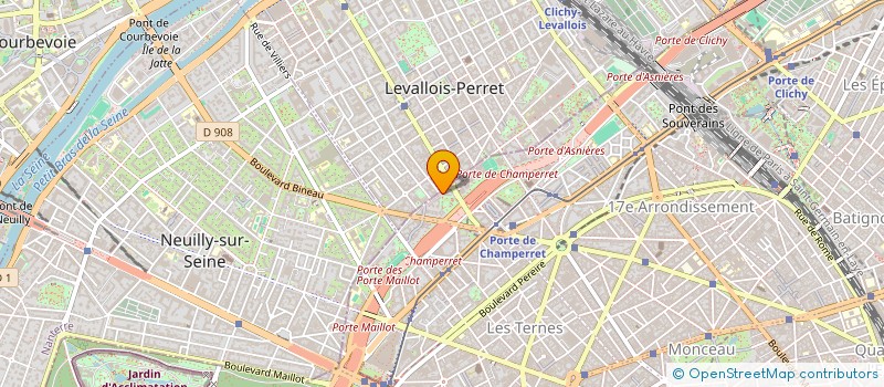 localisation de l'entreprise MADAME JOYCE FARAH MADBAK  COURBEVOIE